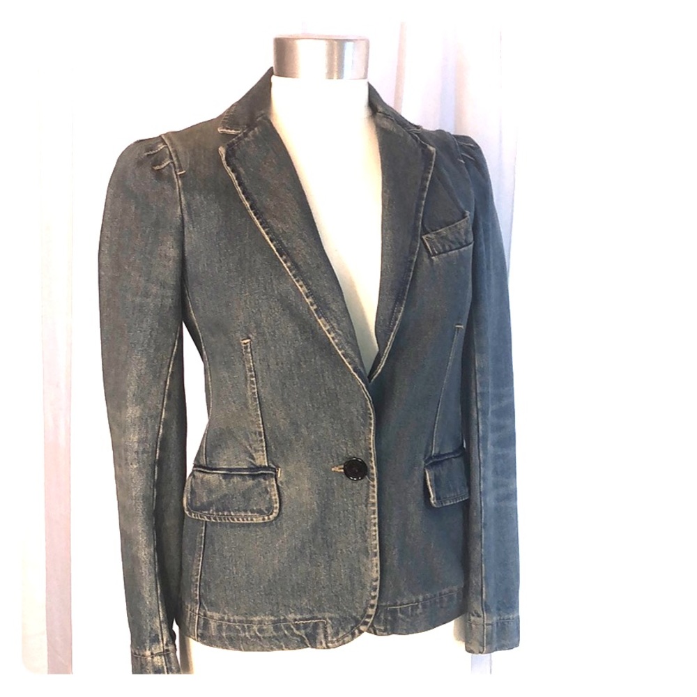 Denim blazer